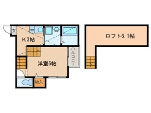 グリーンレイク中小田井の物件間取画像